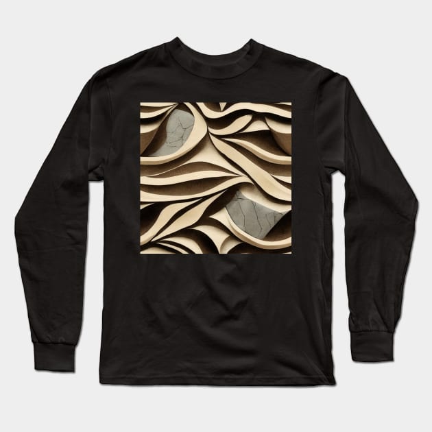 Elegant Luxurious pattern, model 2 Long Sleeve T-Shirt by Endless-Designs